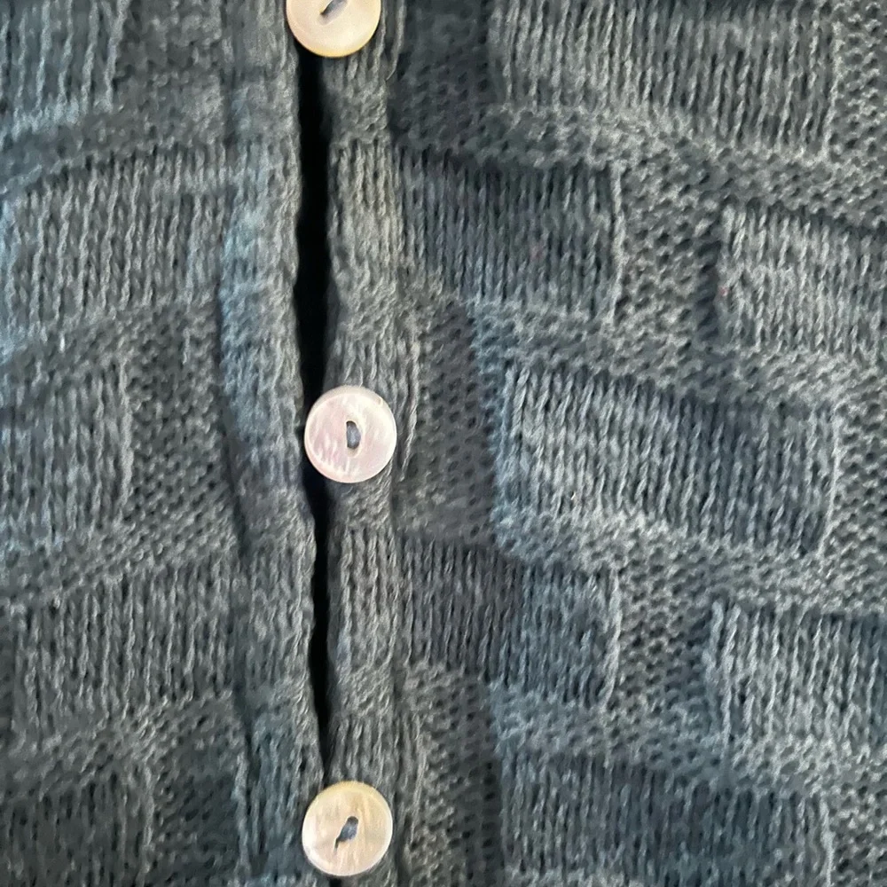 Madewell Deep Teal Knit Top - Picture 3 of 3